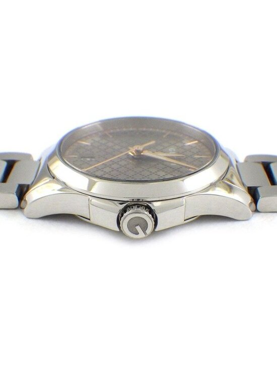 Gucci Watch Timeless 126.5 Brown Dial Date SS Quartz Analog main image 7